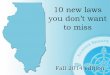 Top 10 New Illinois Laws (Fall 2014 Edition)