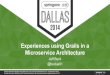 Experiences using grails in a Microservice Architecture SpringOne2gx 2014