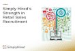 Simply Hired's Strength in Retail Sales Recruitment