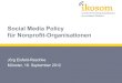 Social Media Policy für Nonprofit-Organisationen