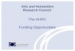 01 The AHRC and Funding Opportunities