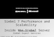 Siebel Performance and Scalability