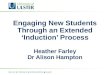 Engaging New Students Extended Induction