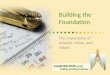 Building Your Foundation