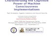 Assessing and Characterizing the Cognitive Power of Machine Consciousness Implementations