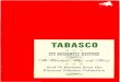 Tabasco, Its Romantic History, And 75 Recipes - McIlhenny Company