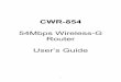 CWR-854 Wireless G Router