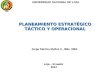 Planeamiento Estratégico, Táctico y Operacional, Plan Operativo Anual (POA) (Universidad Nacional de Loja)