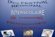 Diaporama de présentation en français du 9ème Festival Régional Interscolaire de Chansons Françaises de Lublin, élaboré par Anna Białek-Marek