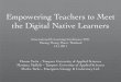 Empowering teachers to meet the digital native learners