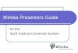 Wimba presenters guide