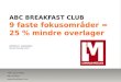 ABC Breakfast Club m. Lemvigh-Müller: 9 faste fokusområder, hvilket giver 25 % mindre overlager