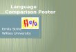 Unit 11 Language Comparison Poster