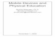 Mobile Devices and Physical Education