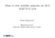Man in the middle attacks on IEC 60870-5-104
