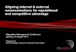 Reputation Management - Aligning Internal & External Communications