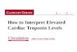 How to Interpret Elevated Cardiac Troponin Levels