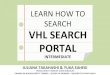 Learn how to search VHL Search Portal - intermediate (tutorial)