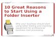 10 Reasons to Use Neopost Folder Inserters