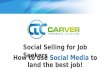 Social selling for Job Seekers