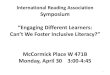 Symposium slides IRA 2012