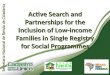 Active Search and Partnerships for the Inclusion of Low-income Families in Single Registry for Social Programmes