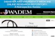 Disaster and emergency medicine on-line research repository: A retrospective review