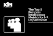 KPI E-Book: The Top 5 Business Intelligence Metrics For HR