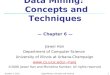Chapter - 6 Data Mining Concepts and Techniques 2nd Ed slides Han & Kamber