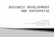 Business development and enterprise (update) 1