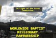 Worldwide Baptist Missionary Partnership