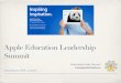Apple education leadership Londes. By Tomás Pardo