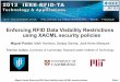 Enforcing RFID Data Visibility Restrictions using XACML security policies