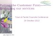 Town & Parish Conference - Customer Focus - Lewes District Council