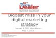 Biggest miss in your car dealership's digital marketing strategy #DD16