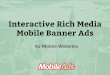 MobileAds Mediakit - for Mobile Websites