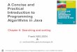 (chapter 6) A Concise and Practical Introduction to Programming Algorithms in Java