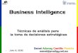 Conferencia Business Intelligence - Tecnológico de Monterrey