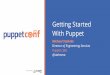 Getting Started with Puppet - PuppetConf 2014