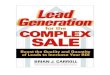 Lead Generation for the Complex Sales