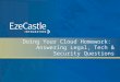 Doing Your Cloud Homework: Legal, Tech & Security Questions Answered for Investment Firms
