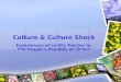 Culture & Culture Shock
