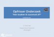 Opfrisser onderzoek - Refresher research methods 2011 (CAW Bal)