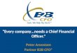 B2B CFO Presentation to Rainmakers - Peter Aronstam