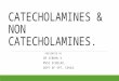 Catecholamines & noncatecholamines