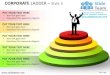 Corporate ladder style design 3 powerpoint presentation templates