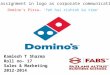 Domino's logo change over the years