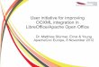 User initiative for improving OOXML integration in LibreOffice/Apache Open Office