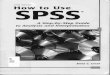 How to use spss