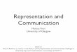 Representation and Communication, Pecha Kucha